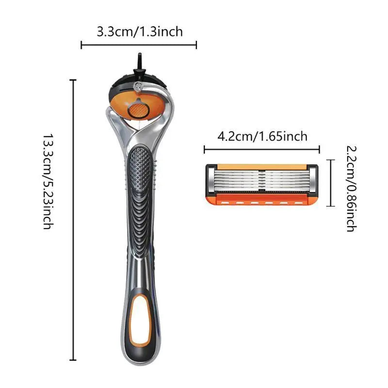 Precision Razor Blade Refill Kit with Stainless Steel Blades