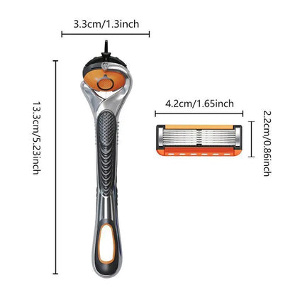 Precision Razor Blade Refill Kit with Stainless Steel Blades